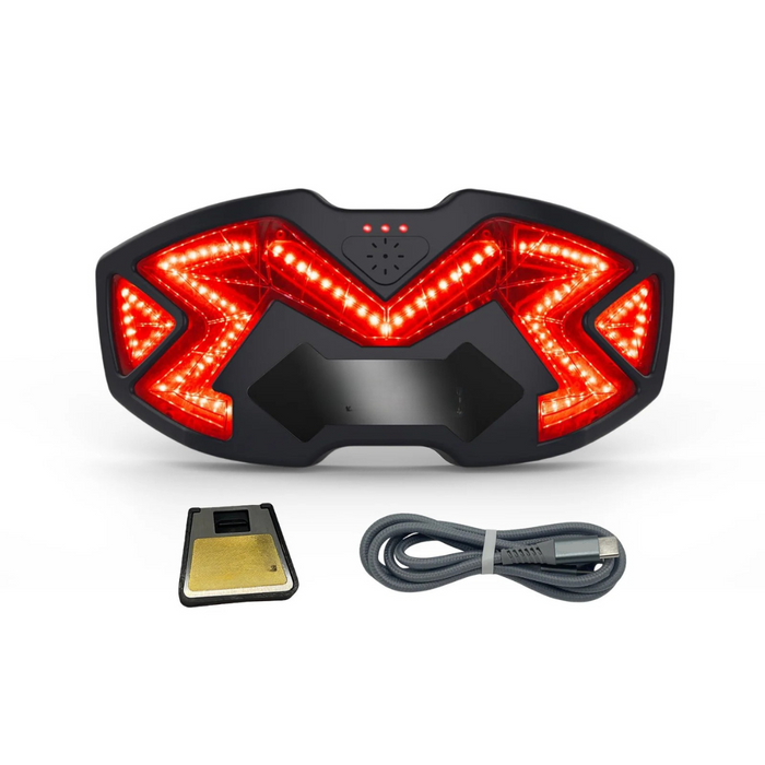 Blacked Out Helmet Brake LED Light