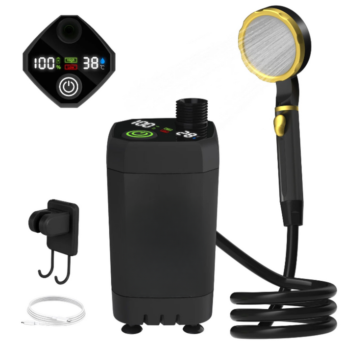 Camping Shower Pump with Digital Display