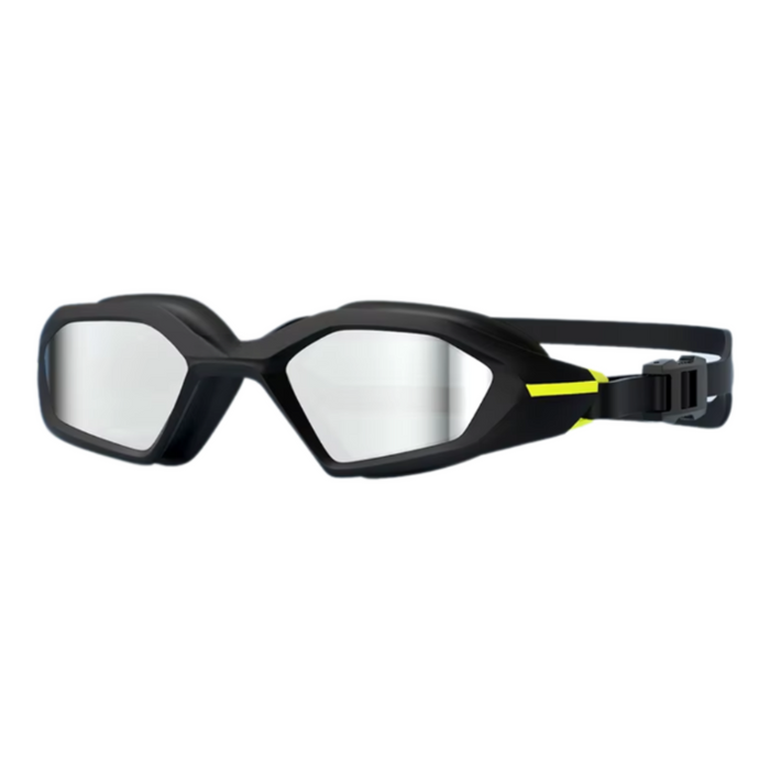 Silver Black Anti-Fog Swim Goggles