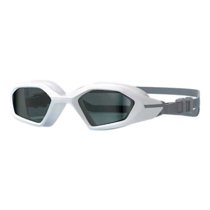 White Anti-Fog UV Swim Goggles