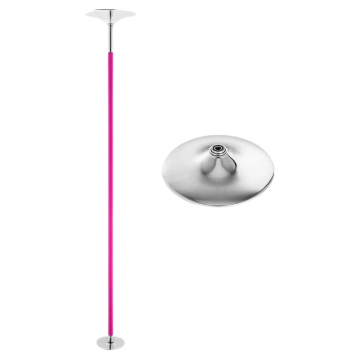 Portable Pink Stainless Steel Dance Pole