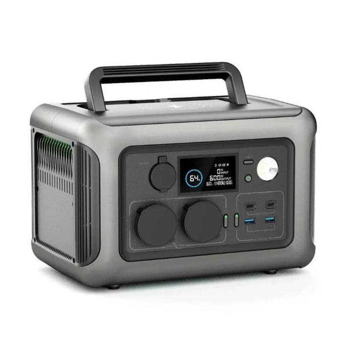 Portable 299Wh Power Station LiFePO4 600W