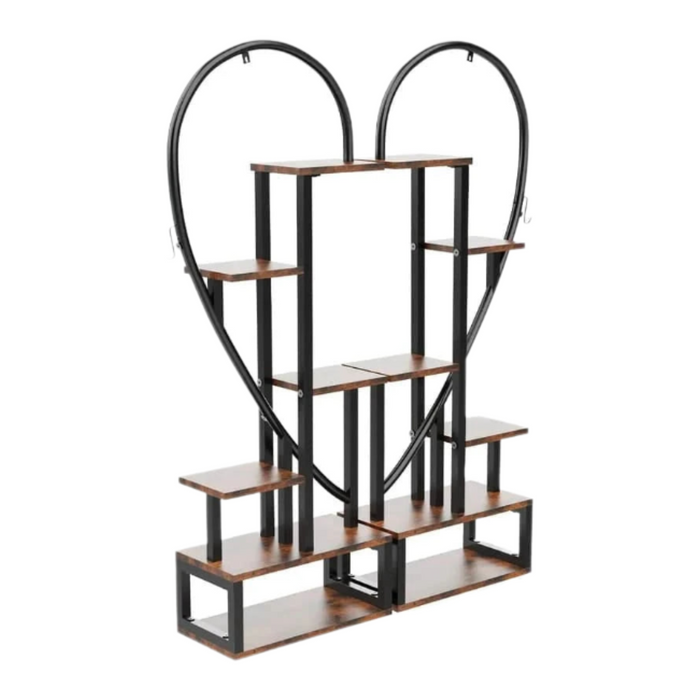 6 Tier Black Metal Plant Stand