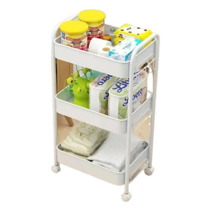 Multi-Functional Floor-Standing Trolley Storage Rack