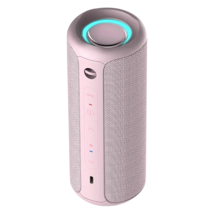 Pink 30W Waterproof Bluetooth Speaker