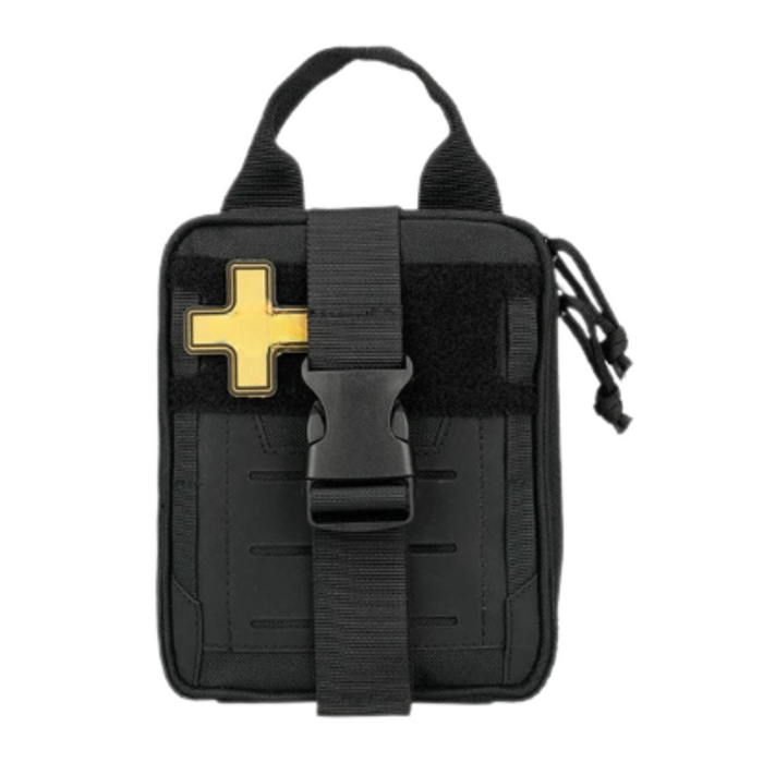 Tactical First Aid Survival Kit Black