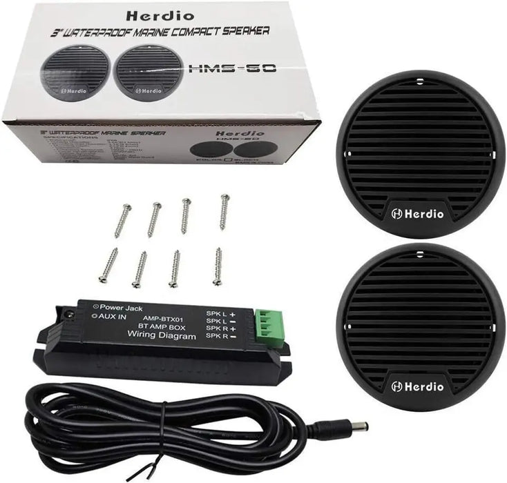 Outdoor Waterproof Bluetooth Speakers for Boat & Motorbike