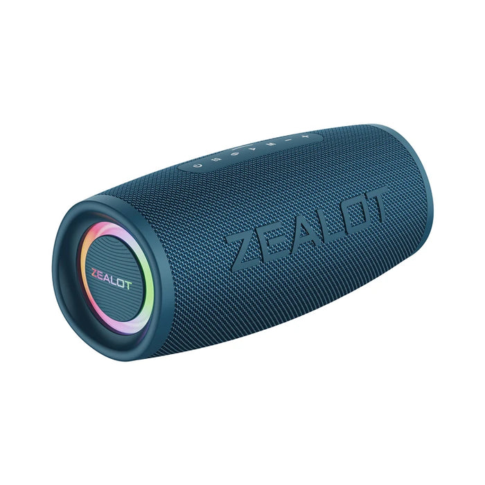 12H Playback Wireless Bluetooth Speaker with Type-C Blue