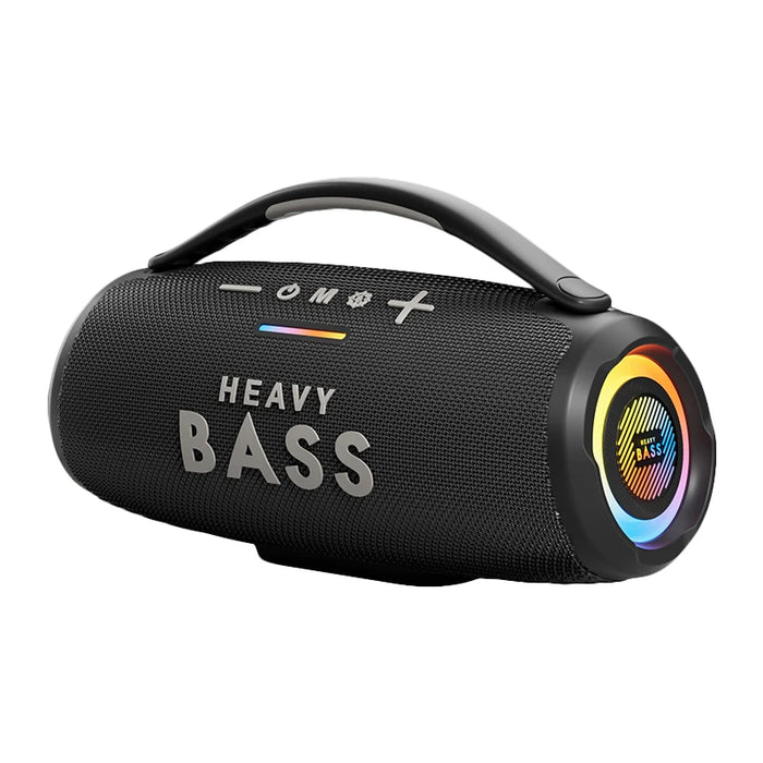 50W Portable Bluetooth Speaker with Subwoofer & Colorful Lights