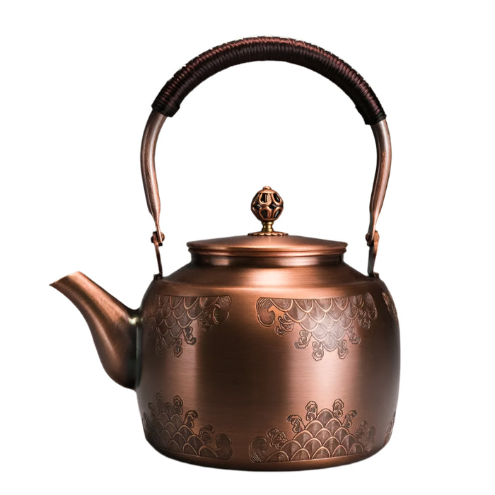 1.7L Retro Electric Tea Stove – Copper Boiling Pot
