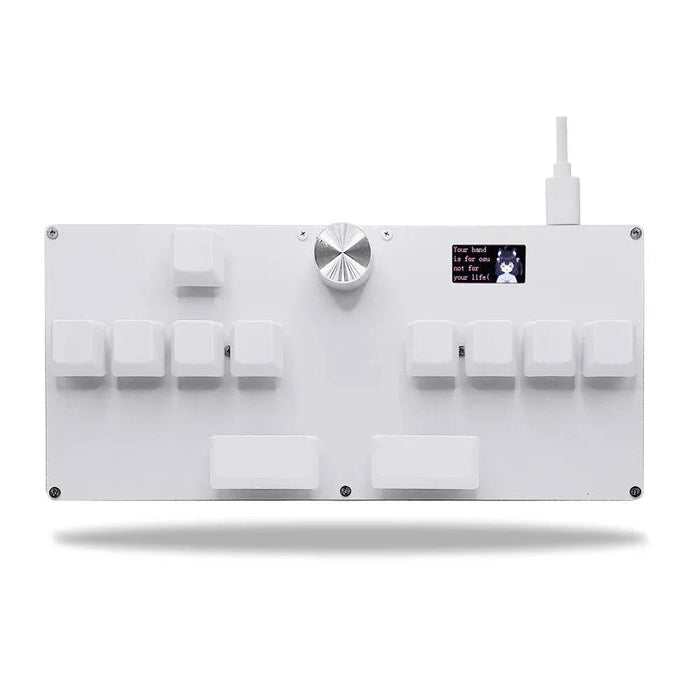 Mechanical keyboard with customisable trigger stroke and magnetic axis compatibility