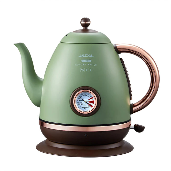 1.5L Electric Kettle 1500W Stainless Steel with Thermometer