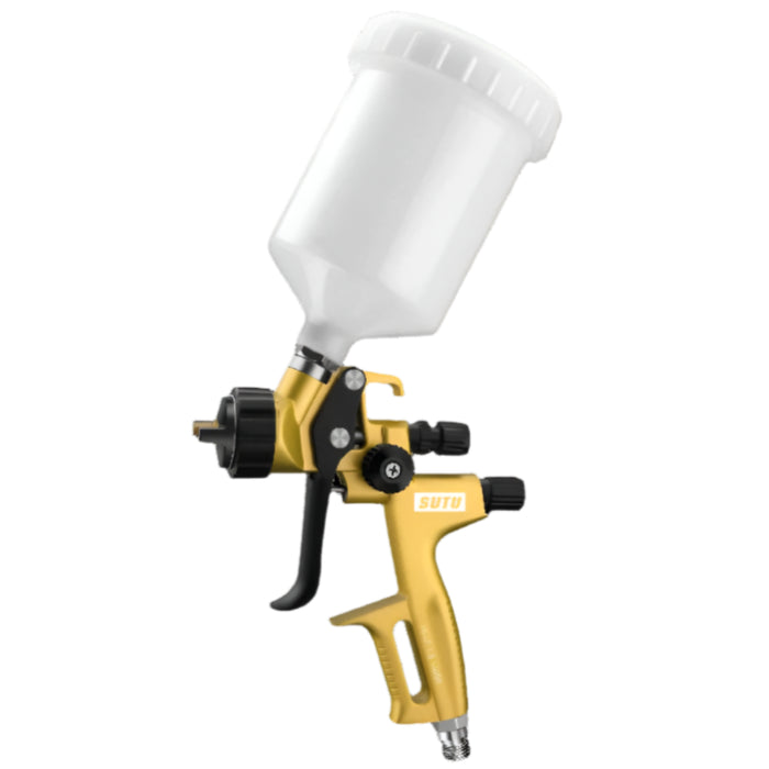 SUTU Spray Gun - Gold for Car and Furniture, High Atomization Air Tools