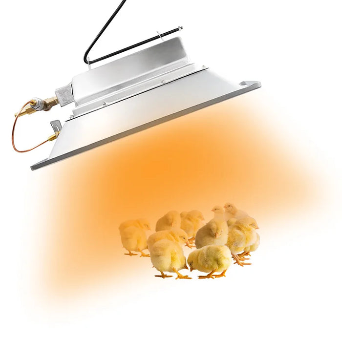 Ceramic Infrared Brooder for Poultry 2.5kW Gas Operation, High Efficiency