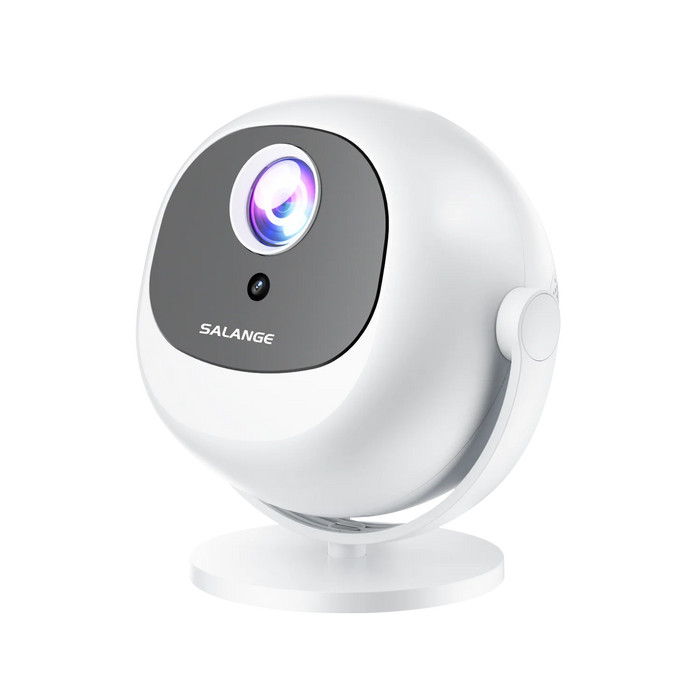 1080p Outdoor Projector with 360° Rotation and WiFi 6