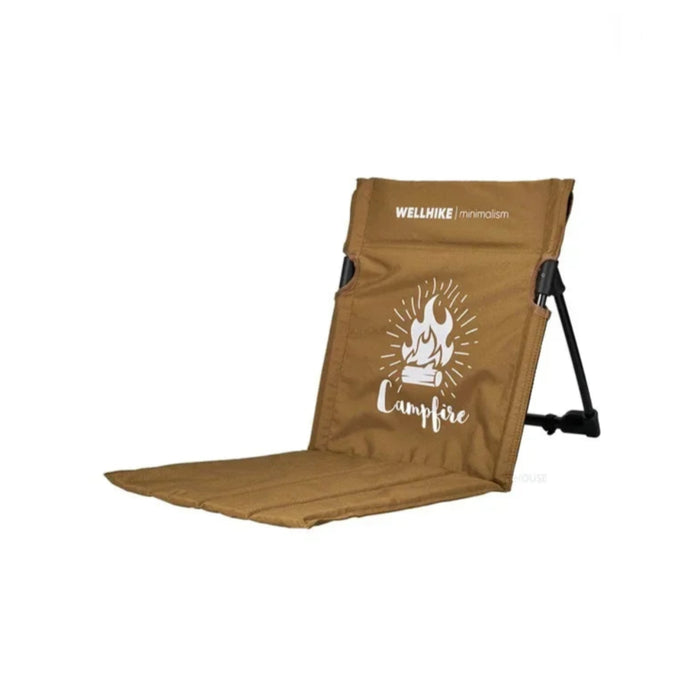 Portable Folding Outdoor Chair – Lightweight Wicker Beach Seat A-Khaki