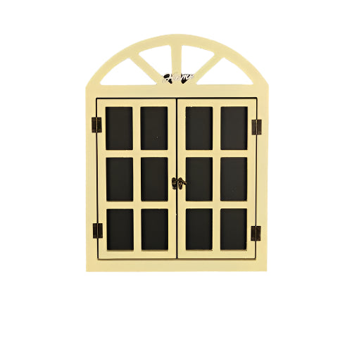 Decorative Yellow Wall-Mounted Blackboard Window Ornament