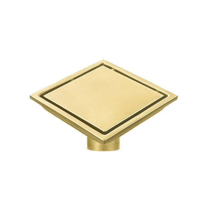 Stainless Steel Invisible Floor Drain with Deodorizing Flange 11X11cm (4In)