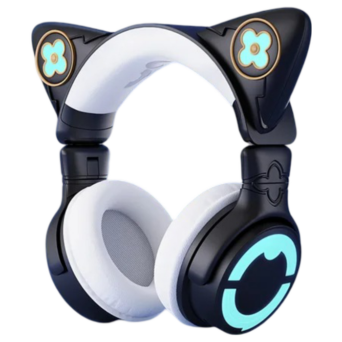 Wireless Bluetooth 5.0 Cat Ear Gaming Headphones with Mic