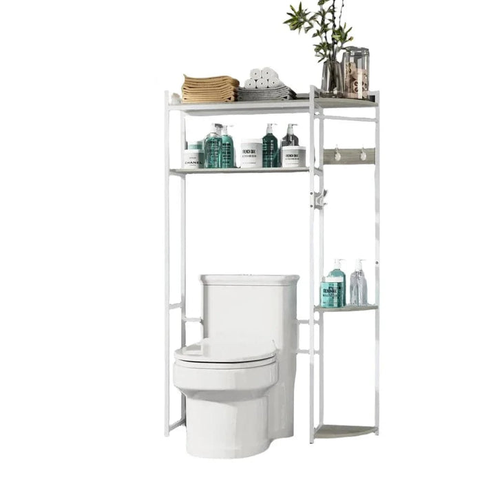 4-Tier Over-The-Toilet Storage Rack Shipping Weight of 143kg and Product Dimension of 1021x30x170cm