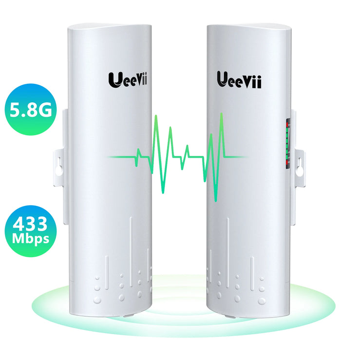 Outdoor WiFi Bridge Kit with 1Gbps Speed & 3KM Range