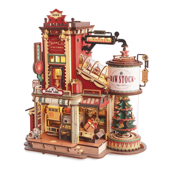 3D Wooden Puzzle with Light & Music for Kids