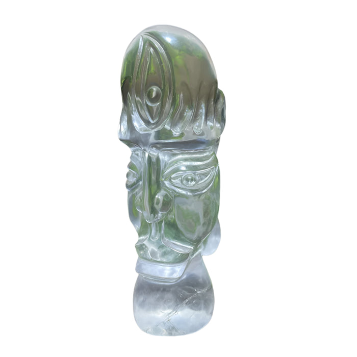 Natural Quartz Crystal Sculpture for Meditation & Home Decor