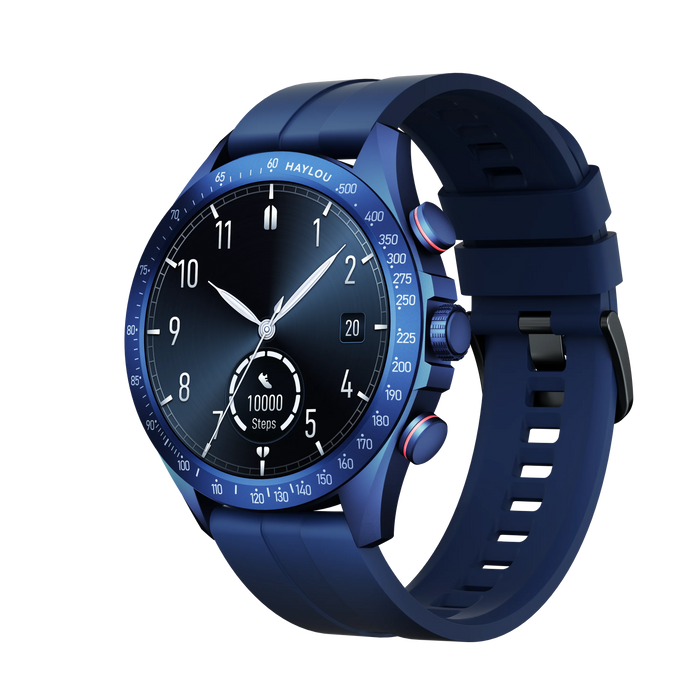 Solar Pro Smartwatch Blue