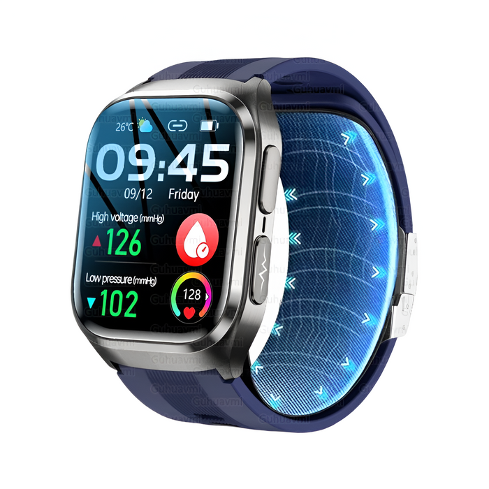 2.06" AMOLED Health Watch with ECG, Oxygen & Temp Sensor