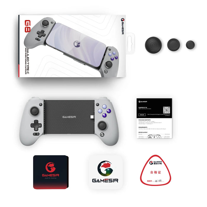 Mobile Game Controller with Hall Effect Joysticks & Triggers