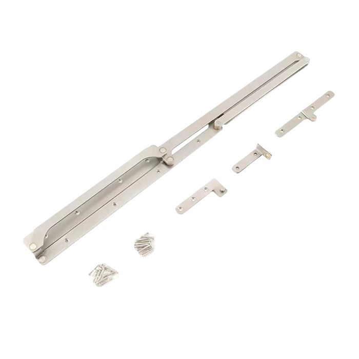 Stainless Steel Folding Door Hinge Set – 40kg Load 18 mm left open