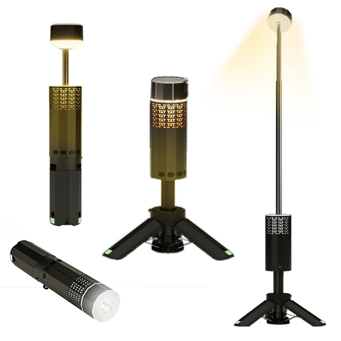 Waterproof Outdoor Lantern with Magnetic Base and Hook