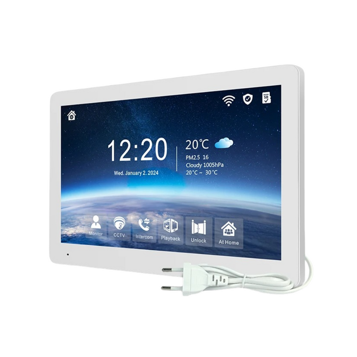 10-inch 1080P Wireless Video Intercom with Mobile Unlock R6-M535WA-B