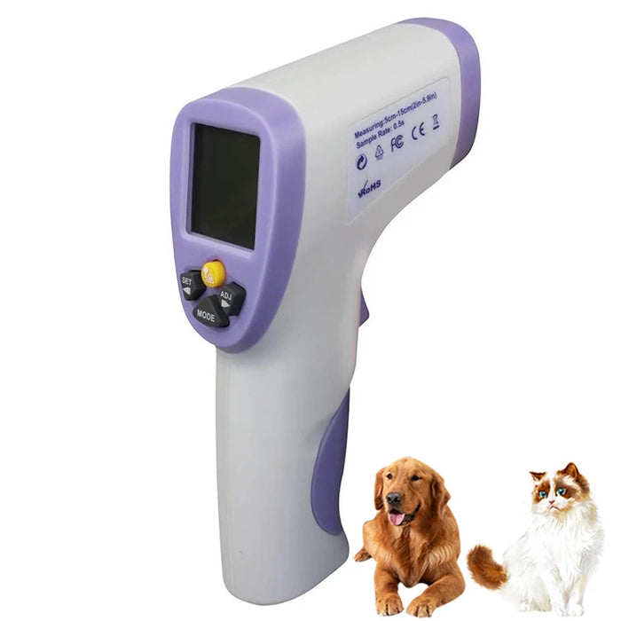 Portable Pet Infrared Temperature Scanner Hygienic, Precise & Stress-Free Use