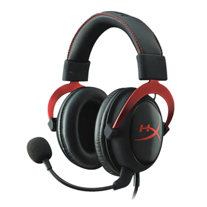 7.1 Surround Sound Gaming Headset with Detachable Mic, Black Red