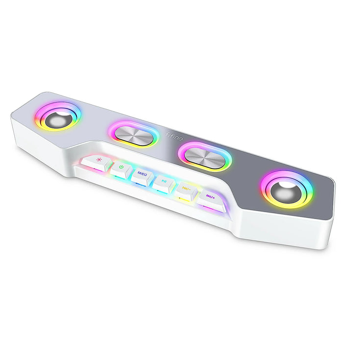 RGB Soundbar for Gaming, Music, and Streaming Devices