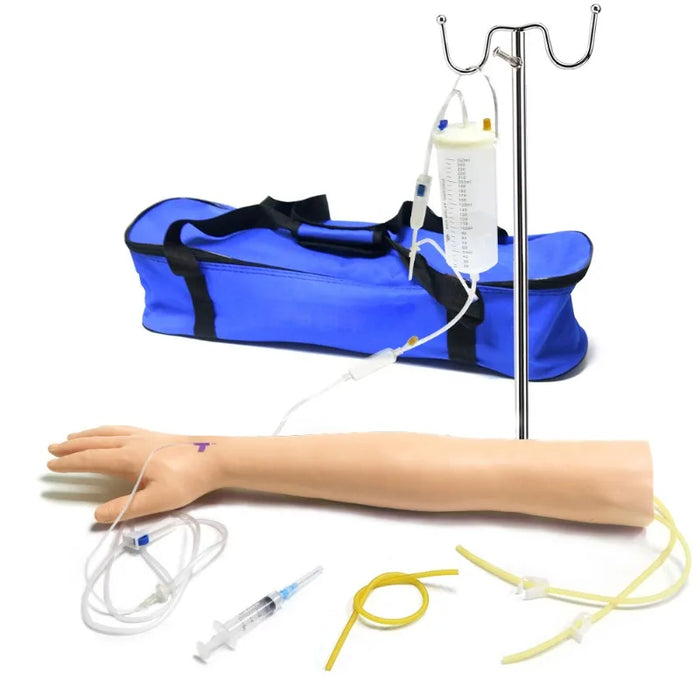 Nurse Training Injection Blood Drawing Arm Kit - Phlebotomy, IV Infusion, Venipuncture Practice