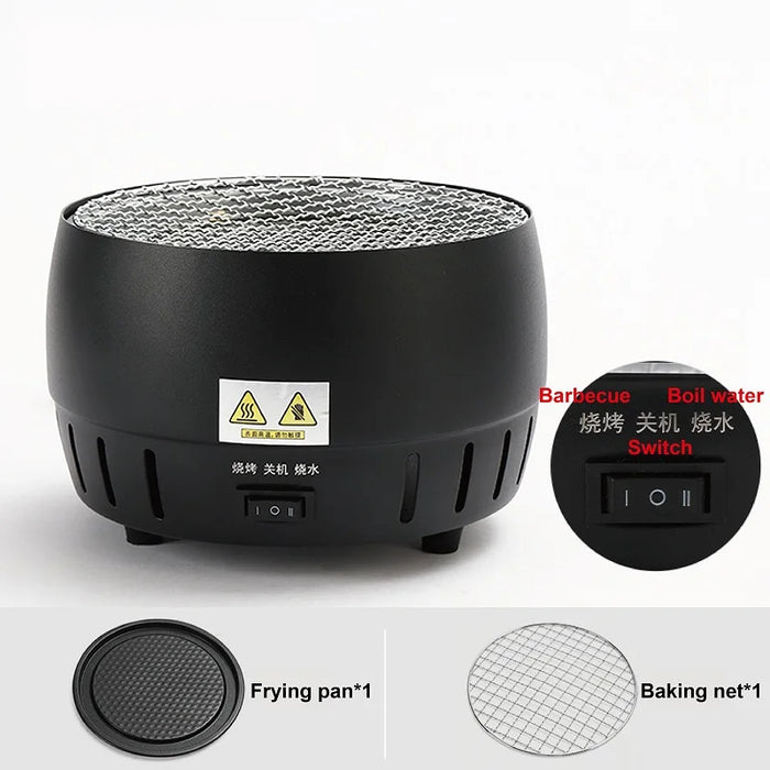 800W Electric Ceramic Stove for Home & Outdoor BBQ, Electric oven