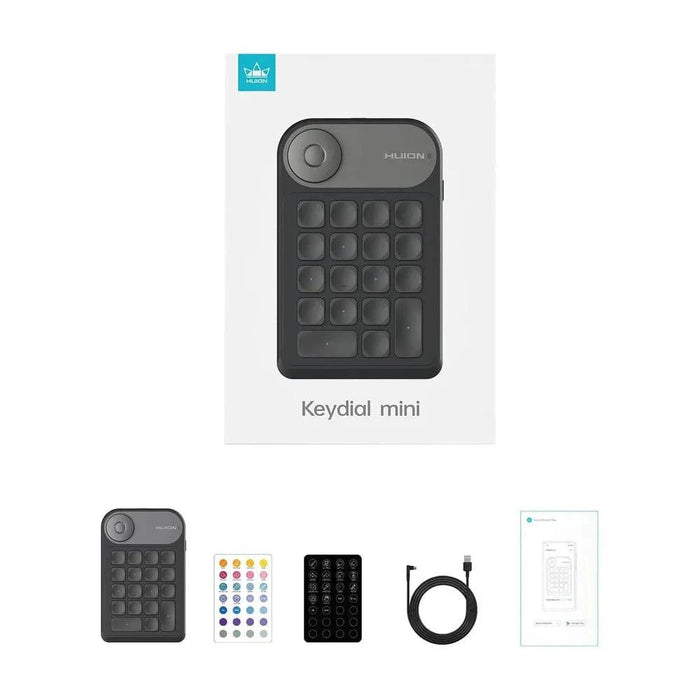 Wireless Bluetooth Keydial Mini Keyboard for Drawing Tablets, PC, MacBook, Surface Pro, Laptop - convenient, versatile, and portable typing solution