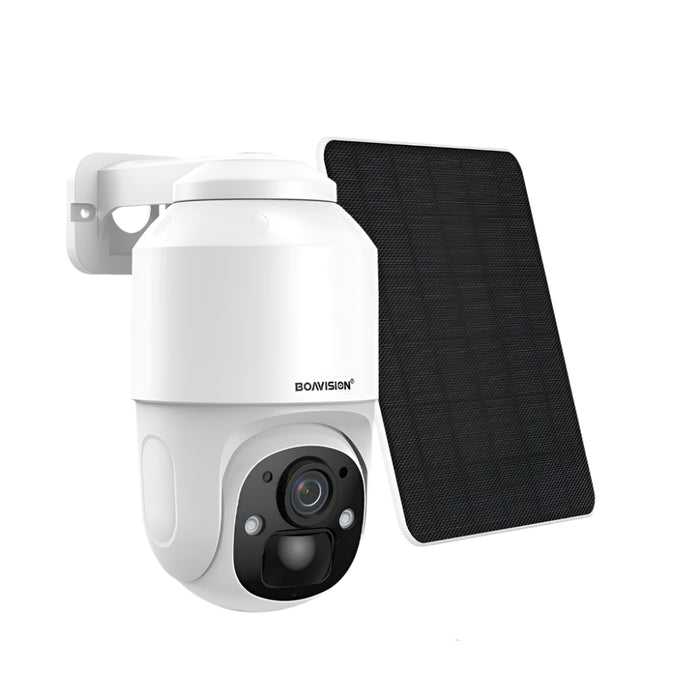 Rechargeable Outdoor WiFi Camera with 360° View & Audio 2MP Solar Cam 128G