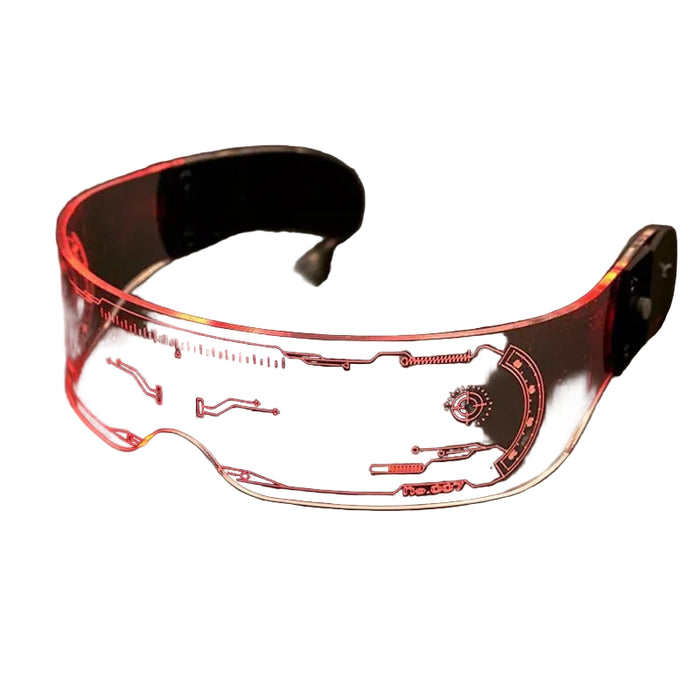 Rechargeable LED Cycling Glasses Luminous Night Vision Goggles for Safe Riding