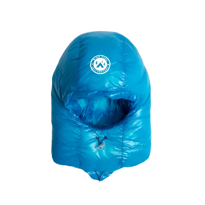 Ultralight Down Hat for Hiking & Skiing and Outdoor Activities, Windproof, Blue