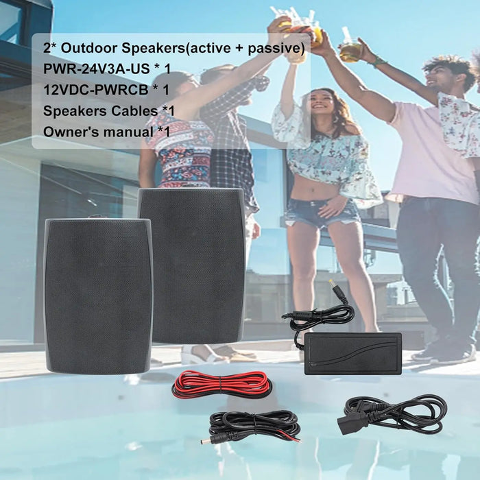 Bluetooth 5.3 Speakers with TWS and IP66 Waterproofing