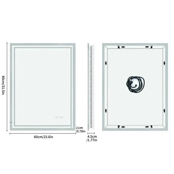 High-quality, waterproof mirror suitable for bathroom or makeup room
