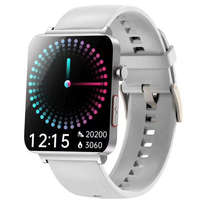 1.96" Bluetooth Smartwatch – Track Glucose, ECG, Blood Pressure, SpO2 & More