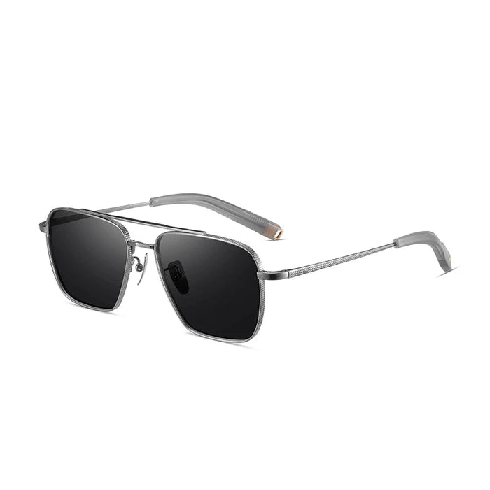 Polarized Outdoor Sunglasses with Gray Photochromic Lens