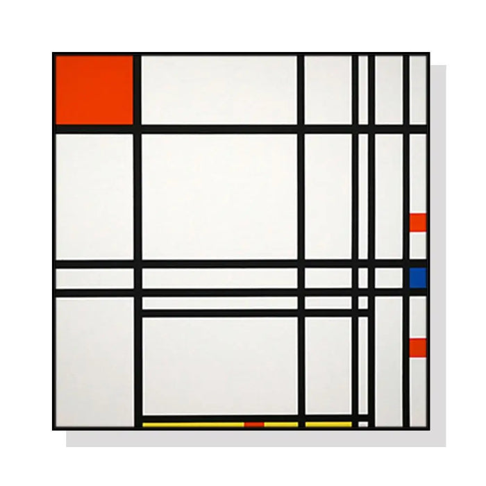 80x80cm Framed Abstract Canvas Art – Modern Wall Decor