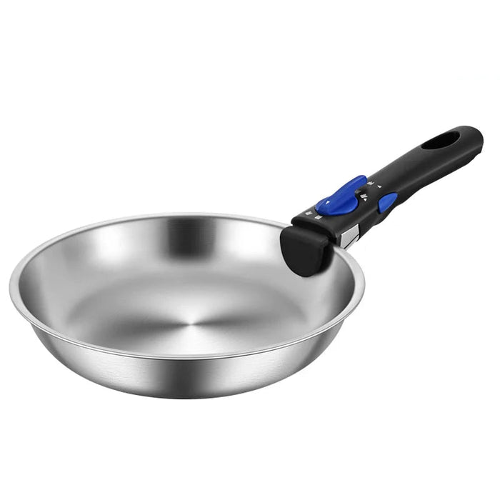 26cm Portable Stainless Steel Wok – Outdoor & Camping Ready