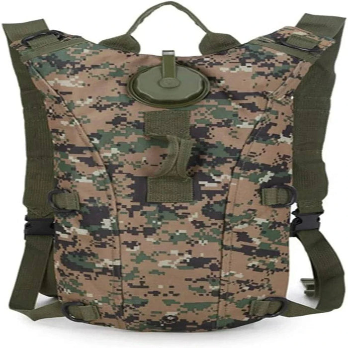 Durable portable military tactical water bag backpack for outdoor adventures