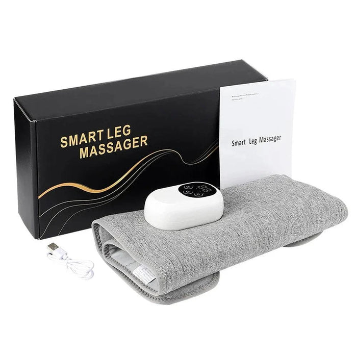 Versatile, easy-to-use massager for calves, legs, and arms with 4 massage modes